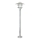 Nordlux - Utomhuslampa AGGER 1xE27/60W/230V IP54 silverfärgad