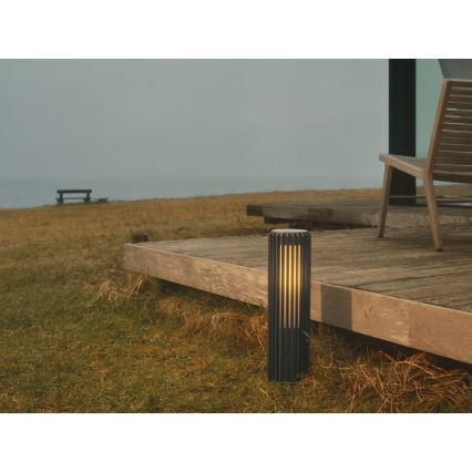 Nordlux - Utomhuslampa ALUDRA 1xE27/15W/230V IP44 antracit 45,4 cm