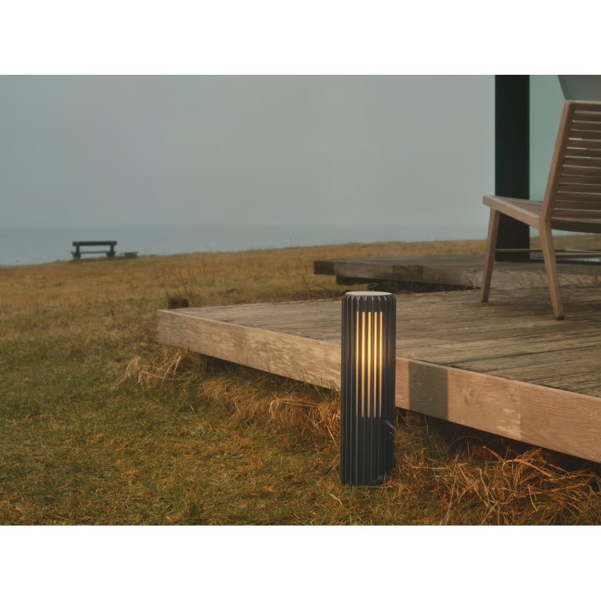 Nordlux - Utomhuslampa ALUDRA 1xE27/15W/230V IP44 antracit 45,4 cm