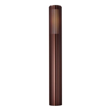 Nordlux - Utomhuslampa ALUDRA 1xE27/15W/230V IP44 brun 95,4 cm