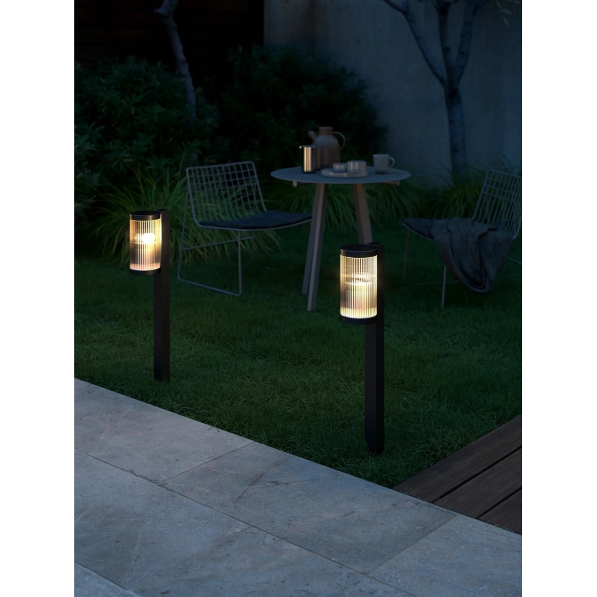 Nordlux - Utomhuslampa COUPAR 1xE27/25W/230V IP54 80 cm svart