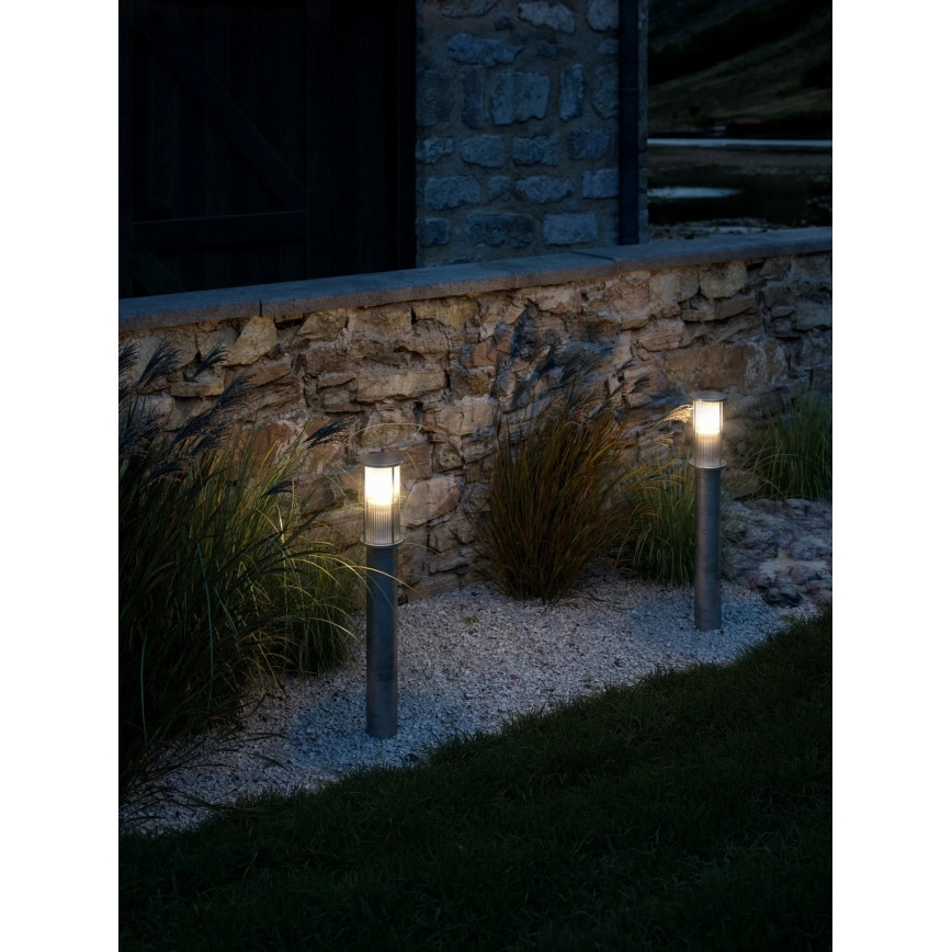 Nordlux - Utomhuslampa LINTON 1xE27/15W/230V IP54 silver