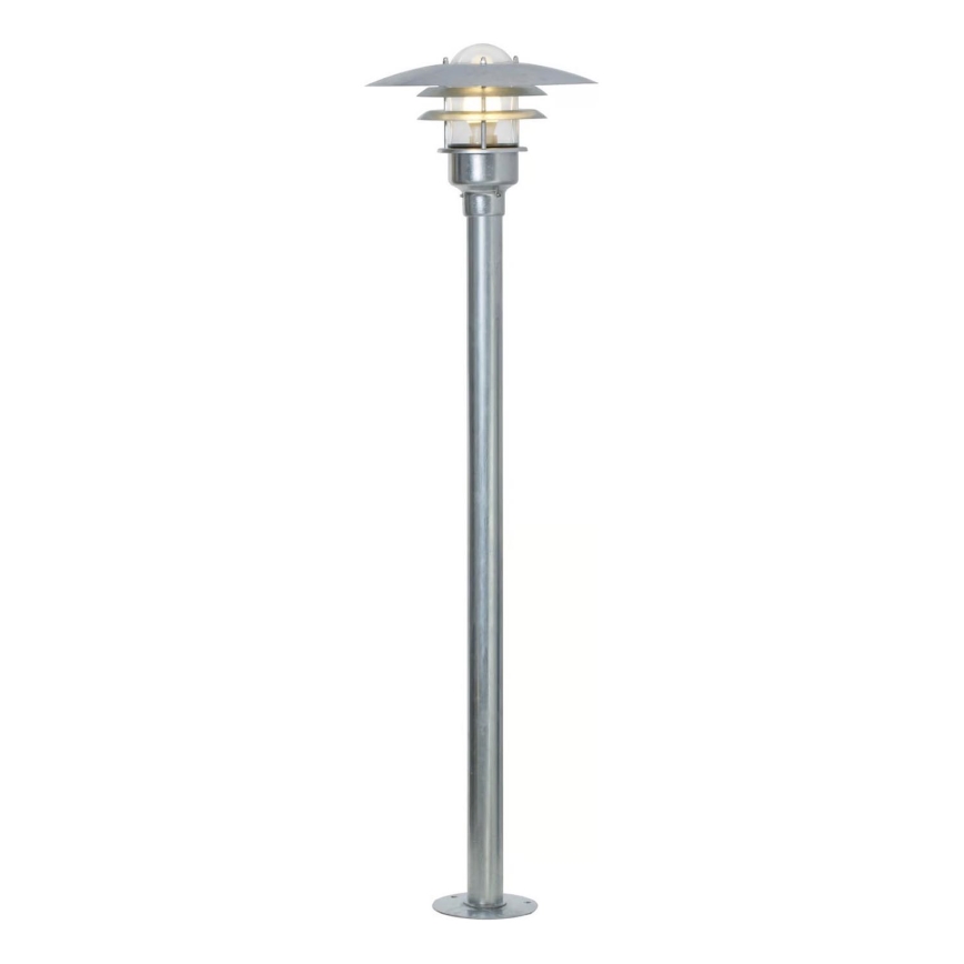 Nordlux - Utomhuslampa LONSTRUP 1xE27/60W/230V IP44 matt krom 116 cm