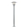 Nordlux - Utomhuslampa LONSTRUP 1xE27/60W/230V IP44 matt krom 116 cm