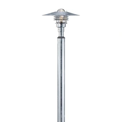 Nordlux - Utomhuslampa VEJERS 1xE27/60W/230V IP54 silverfärgad