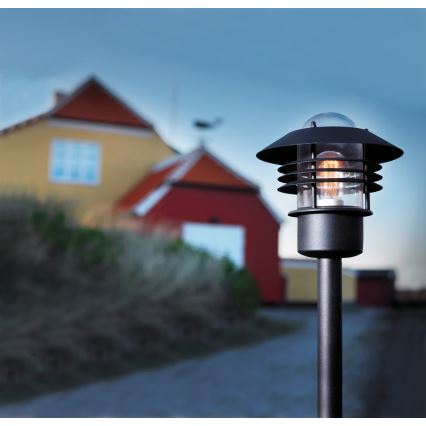 Nordlux - Utomhuslampa VEJERS 1xE27/60W/230V IP54 svart