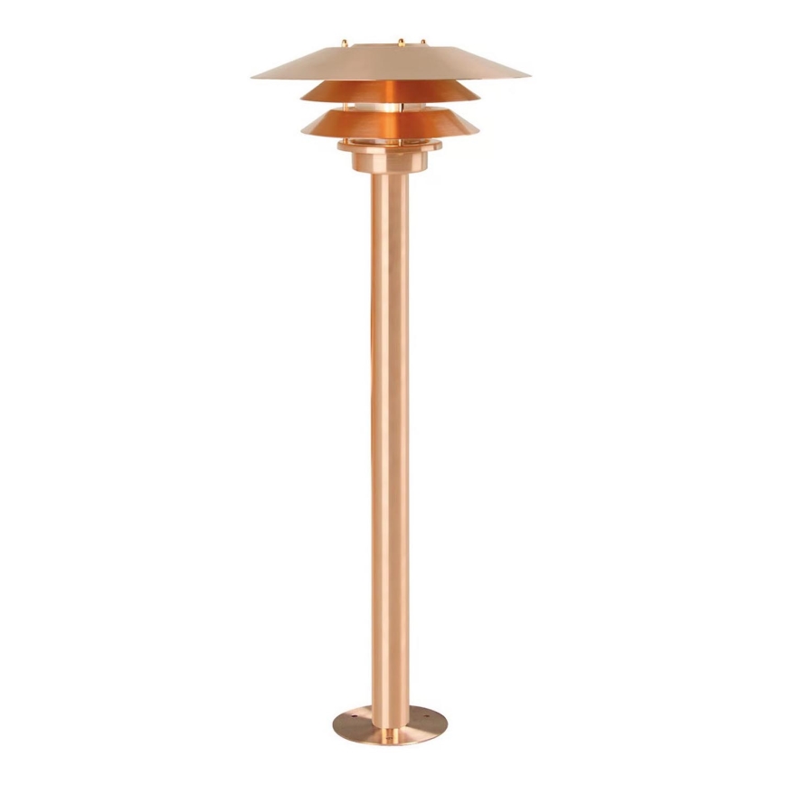 Nordlux - Utomhuslampa VENO 1xE27/60W/230V IP54 i koppar