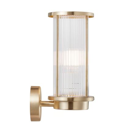 Nordlux - Utomhusväggarmatur LINTON 1xE27/15W/230V IP54 mässing