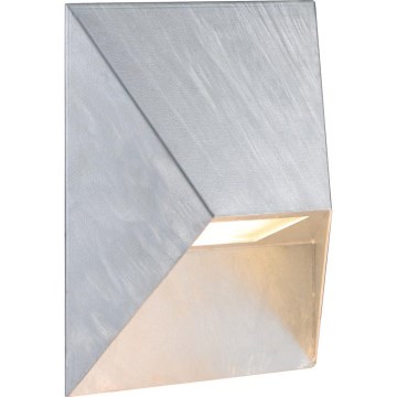 Nordlux - Utomhusväggarmatur PONTIO 1xGU10/25W/230V IP54 silver