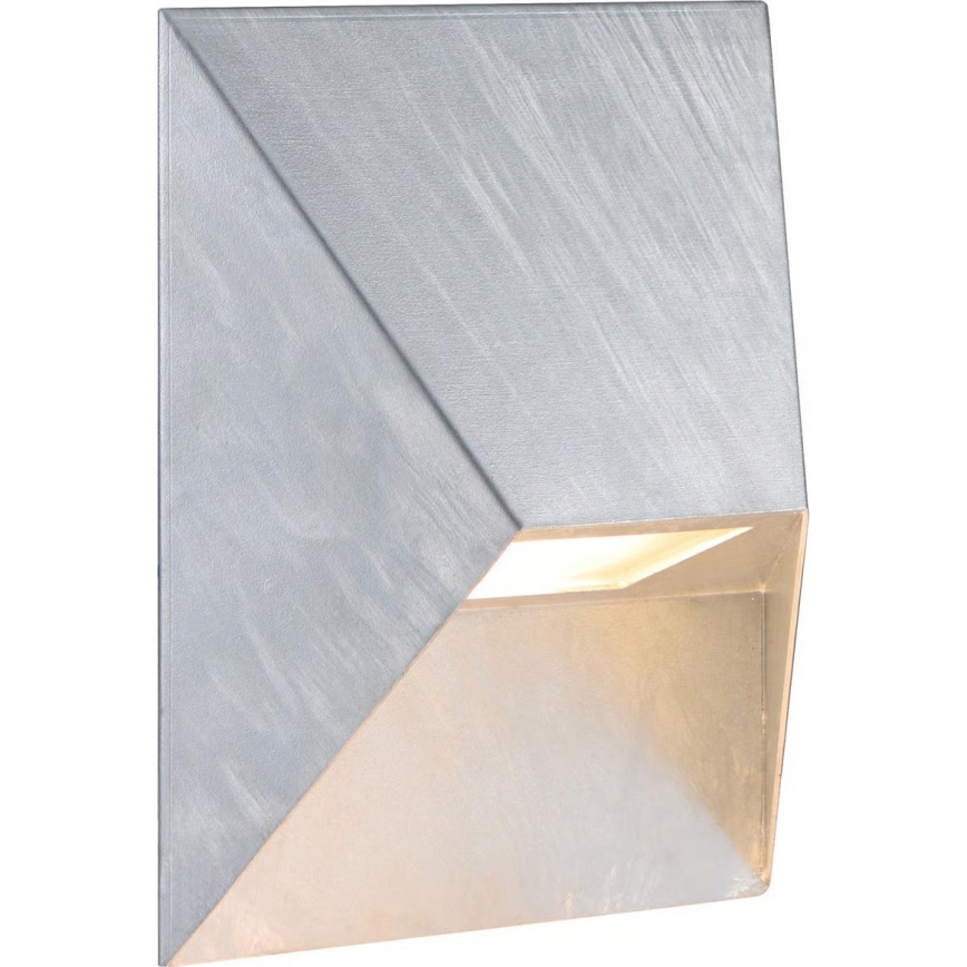 Nordlux - Utomhusväggarmatur PONTIO 1xGU10/25W/230V IP54 silver
