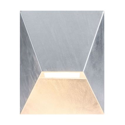 Nordlux - Utomhusväggarmatur PONTIO 1xGU10/25W/230V IP54 silver