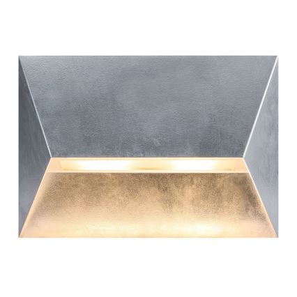 Nordlux - Utomhusväggarmatur PONTIO 2xGU10/25W/230V IP54 silver