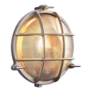 Nordlux - Utomhusvägglampa POLPERRO 1xE27/12,5W/230V IP64 grå