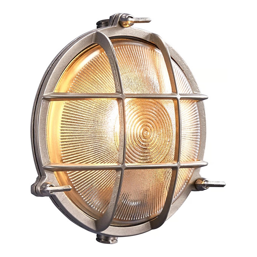 Nordlux - Utomhusvägglampa POLPERRO 1xE27/12,5W/230V IP64 grå