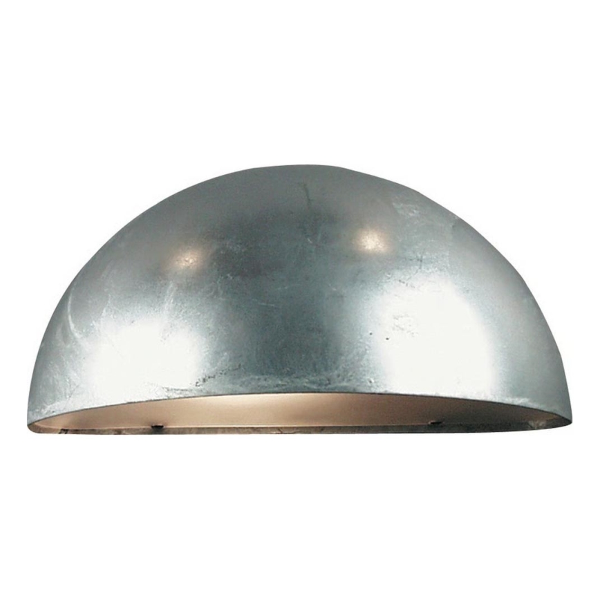Nordlux - Utomhusvägglampa SCORPIUS 1xE27/60W/230V IP33, silver