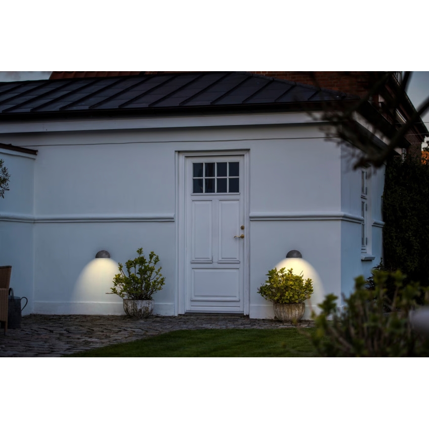 Nordlux - Utomhusvägglampa SCORPIUS 1xE27/60W/230V IP33, silver
