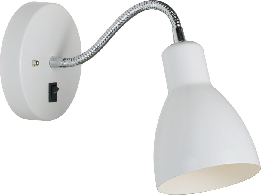 Nordlux - Vägg flexibel spotlight CYCLONE 1xE14/15W/230V vit
