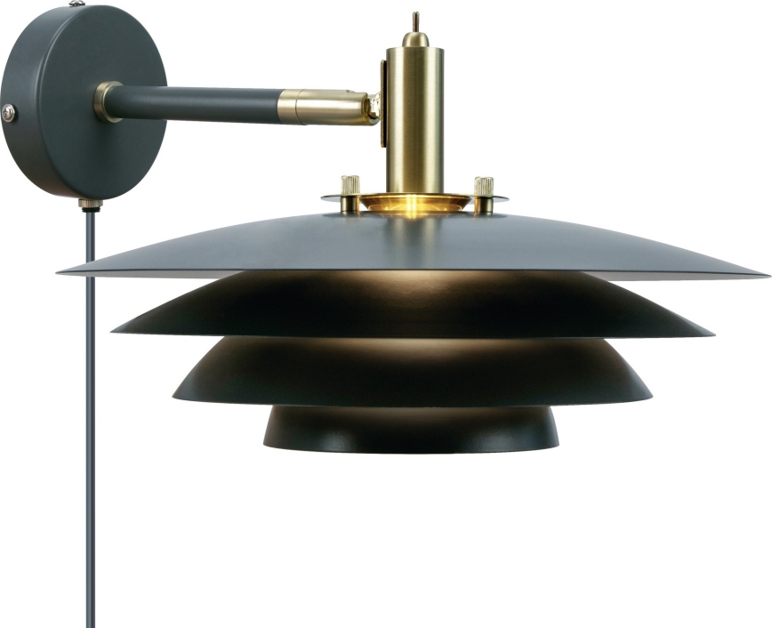 Nordlux - Vägglampa BRETAGNE 1xG9/25W/230V antracit