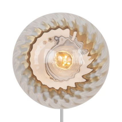 Nordlux - Vägglampa CHISELL 1xE14/25W/230V mässing