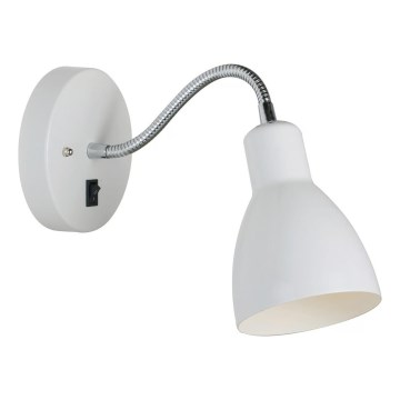 Nordlux - Vägglampa CYCLONE 1xE14/15W/230V vit