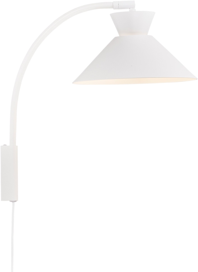 Nordlux - Vägglampa DIAL 1xE27/40W/230V vit