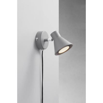 Nordlux - Vägglampa EIK 1xGU10/35W/230V grå