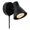 Nordlux - Vägglampa EIK 1xGU10/35W/230V svart
