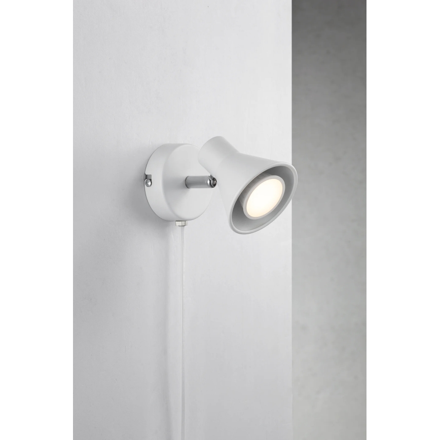Nordlux - Vägglampa EIK 1xGU10/35W/230V vit