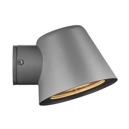 Nordlux - Vägglampa för utomhusbruk ALERIA 1xGU10/35W/230V IP44 grå