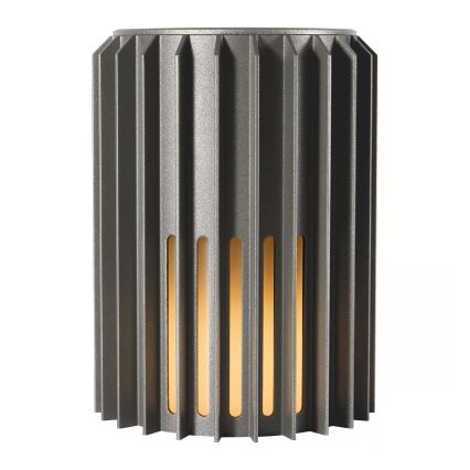 Nordlux - Vägglampa för utomhusbruk ALUDRA 1xE27/15W/230V antracit
