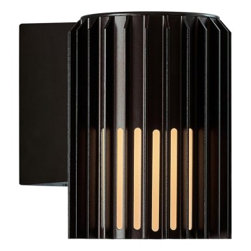 Nordlux - Vägglampa för utomhusbruk ALUDRA 1xE27/15W/230V svart
