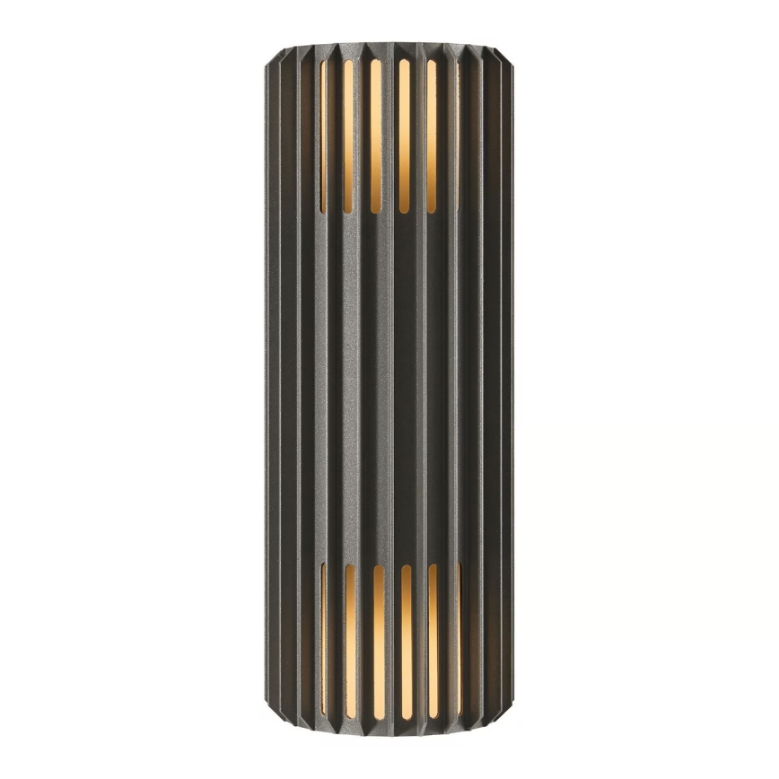 Nordlux - Vägglampa för utomhusbruk ALUDRA 2xE27/15W/230V IP54 antracit