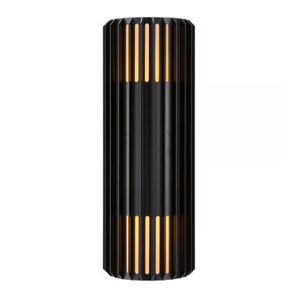 Nordlux - Vägglampa för utomhusbruk ALUDRA 2xE27/15W/230V IP54 svart