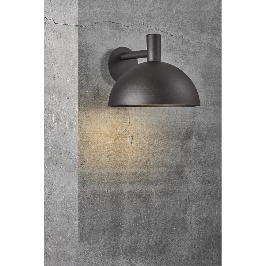 Nordlux - Vägglampa för utomhusbruk ARKI 1xE27/20W/230V IP54 svart