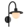 Nordlux - Vägglampa för utomhusbruk BERLO 1xE27/10W/230V IP44 svart