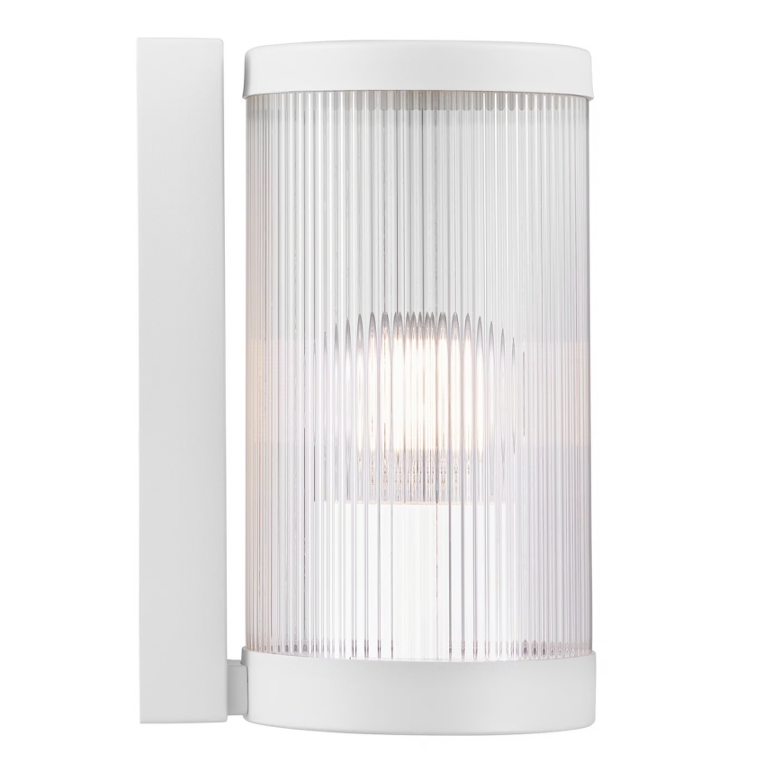 Nordlux - Vägglampa för utomhusbruk COUPAR 1xE27/25W/230V IP54 vit