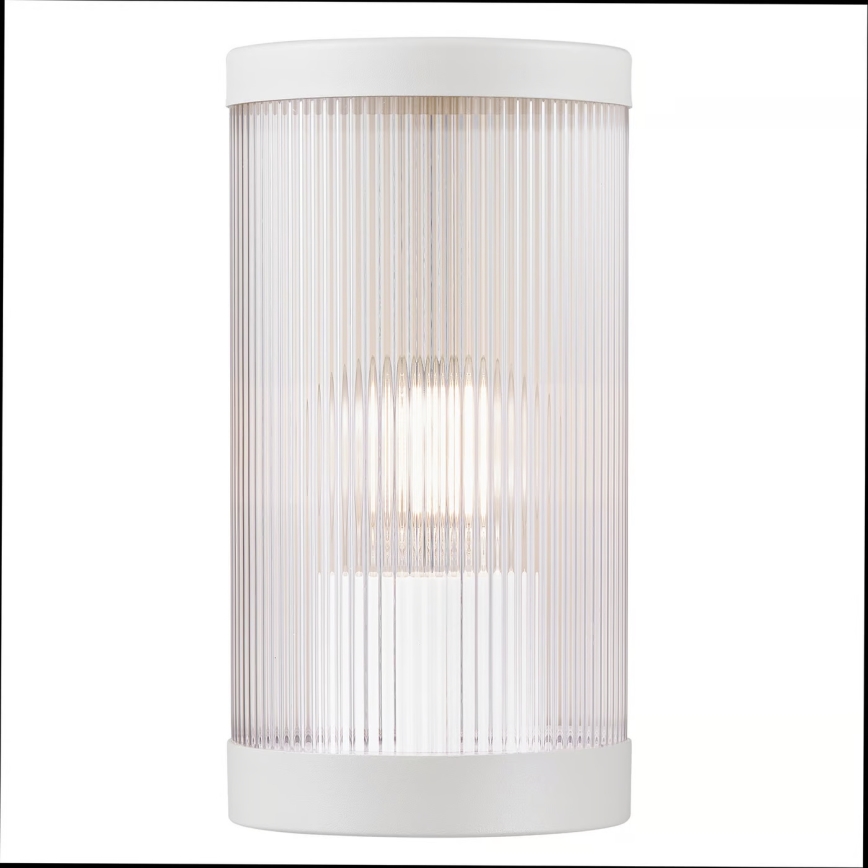 Nordlux - Vägglampa för utomhusbruk COUPAR 1xE27/25W/230V IP54 vit