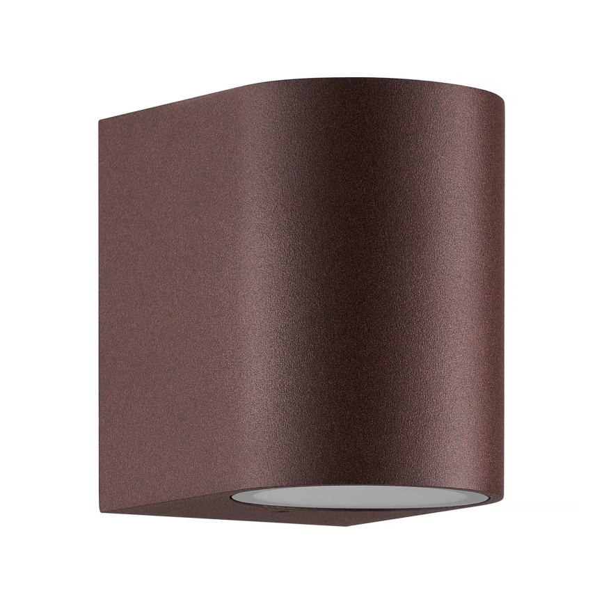 Nordlux - Vägglampa för utomhusbruk DION 1xGU10/25W/230V IP44 rezavá