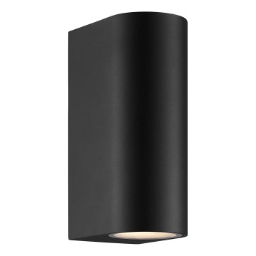 Nordlux - Vägglampa för utomhusbruk DION 2xGU10/25W/230V IP44 svart