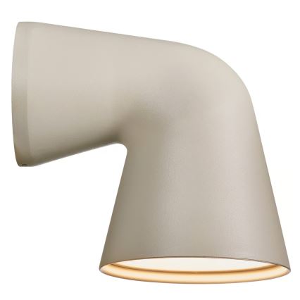 Nordlux - Vägglampa för utomhusbruk FRONT 1xGU10/28W/230V IP44 grädde