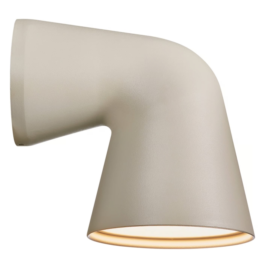 Nordlux - Vägglampa för utomhusbruk FRONT 1xGU10/28W/230V IP44 grädde