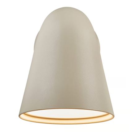 Nordlux - Vägglampa för utomhusbruk FRONT 1xGU10/28W/230V IP44 grädde