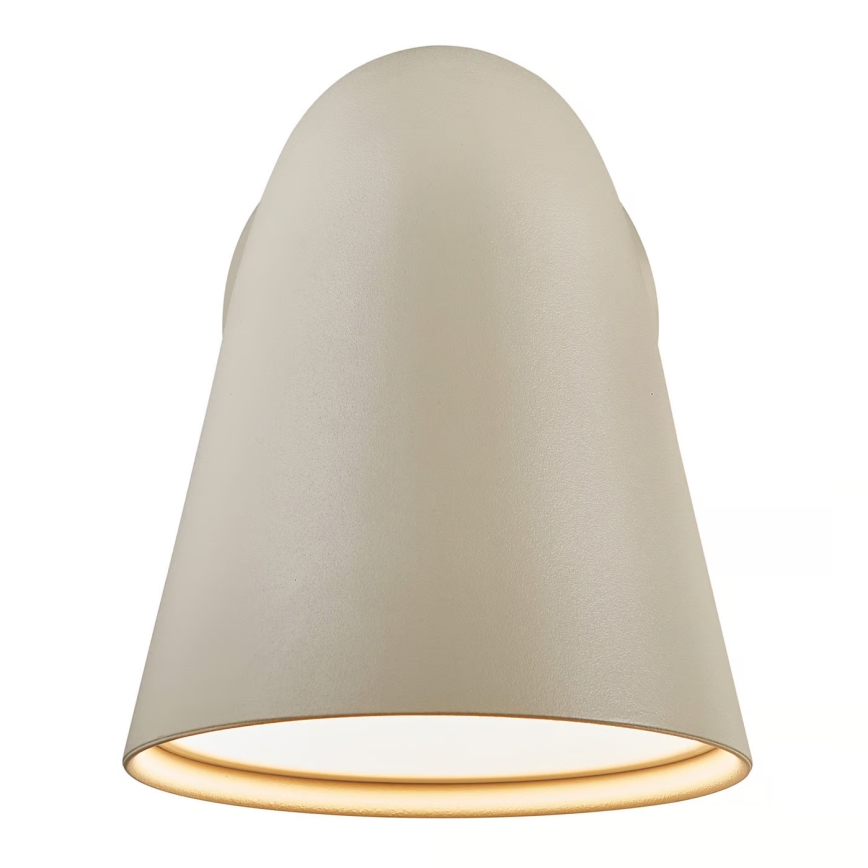 Nordlux - Vägglampa för utomhusbruk FRONT 1xGU10/28W/230V IP44 grädde