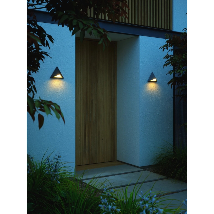 Nordlux - Vägglampa för utomhusbruk KONIT 1xGU10/10W/230V IP44 svart