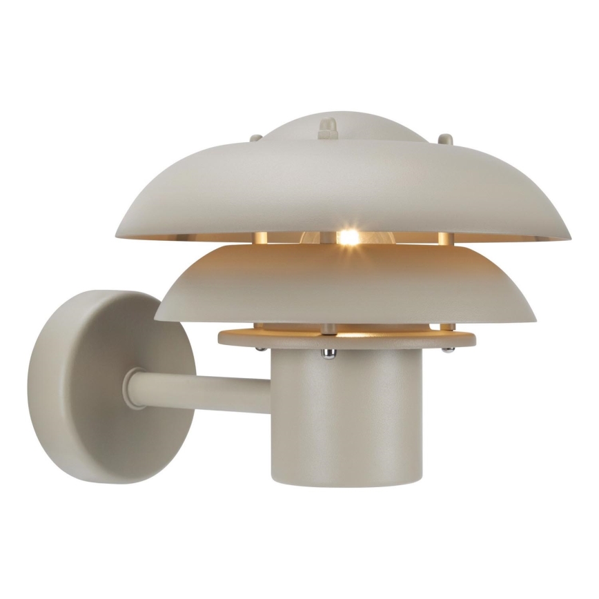 Nordlux - Vägglampa för utomhusbruk KURNOS 1xE14/12W/230V IP54 beige