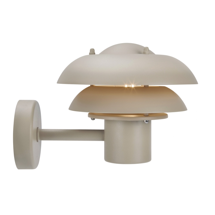 Nordlux - Vägglampa för utomhusbruk KURNOS 1xE14/12W/230V IP54 beige