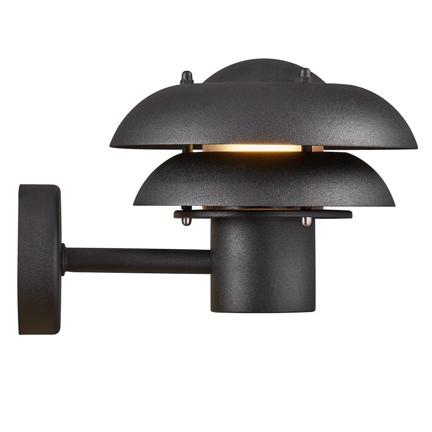 Nordlux - Vägglampa för utomhusbruk KURNOS 1xE14/12W/230V IP54 svart