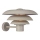 Nordlux - Vägglampa för utomhusbruk KURNOS 1xE27/20W/230V IP54 beige