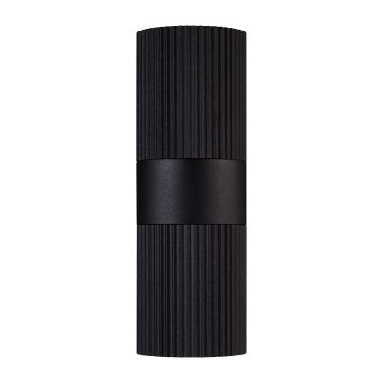 Nordlux - Vägglampa för utomhusbruk KYKLOP 2xGU10/25W/230V IP54 svart
