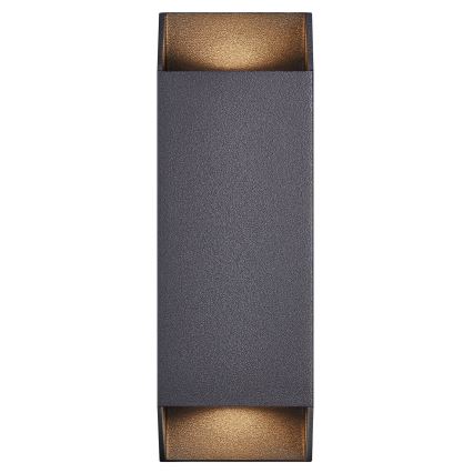 Nordlux - Vägglampa för utomhusbruk NICO 2xGU10/35W/230V IP54 svart